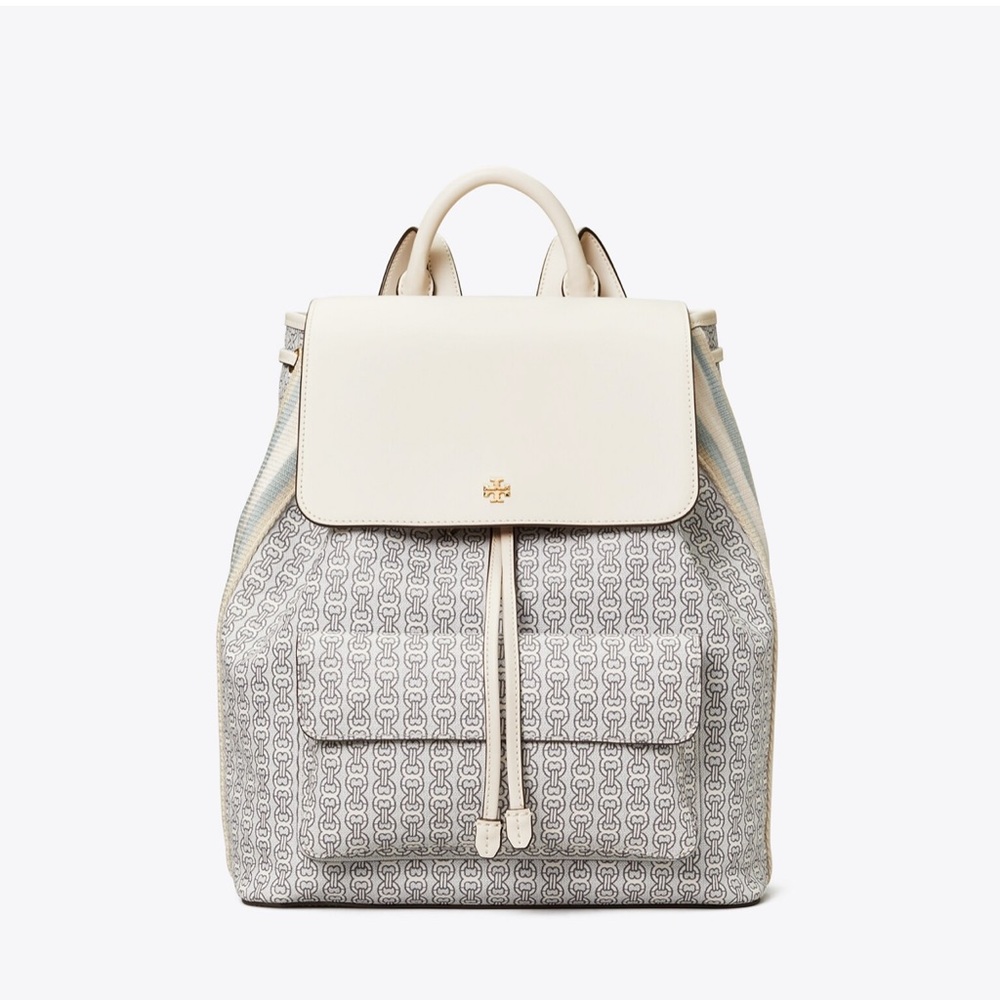 Tory Burch Gemini Link Canvas Backpack
